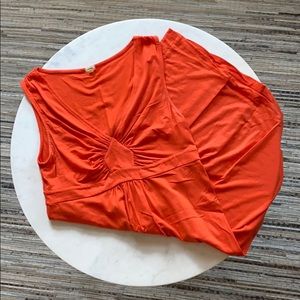 J. Crew Orange Sleeveless Dress, Size Small.